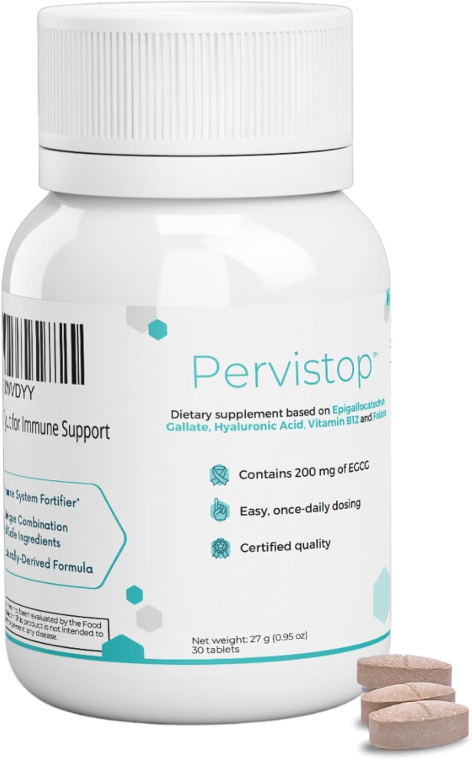 Pervistop Immune Support Supplement Once Daily Clinically Tested 30 Day Supply