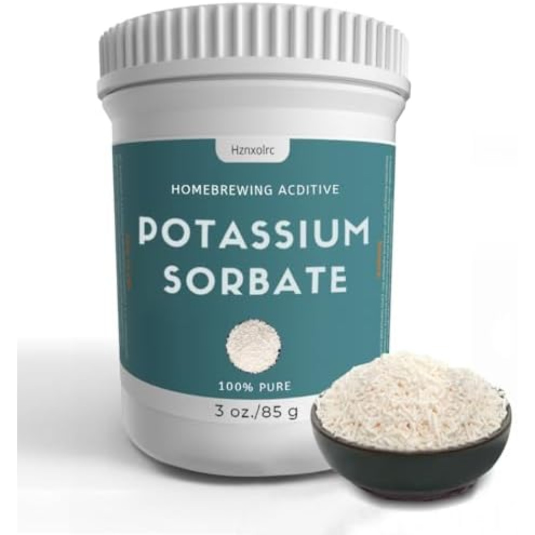 3 oz Potassium Sorbate Food Grade, 100% Pure, Premium Potassium Sorbate for W…