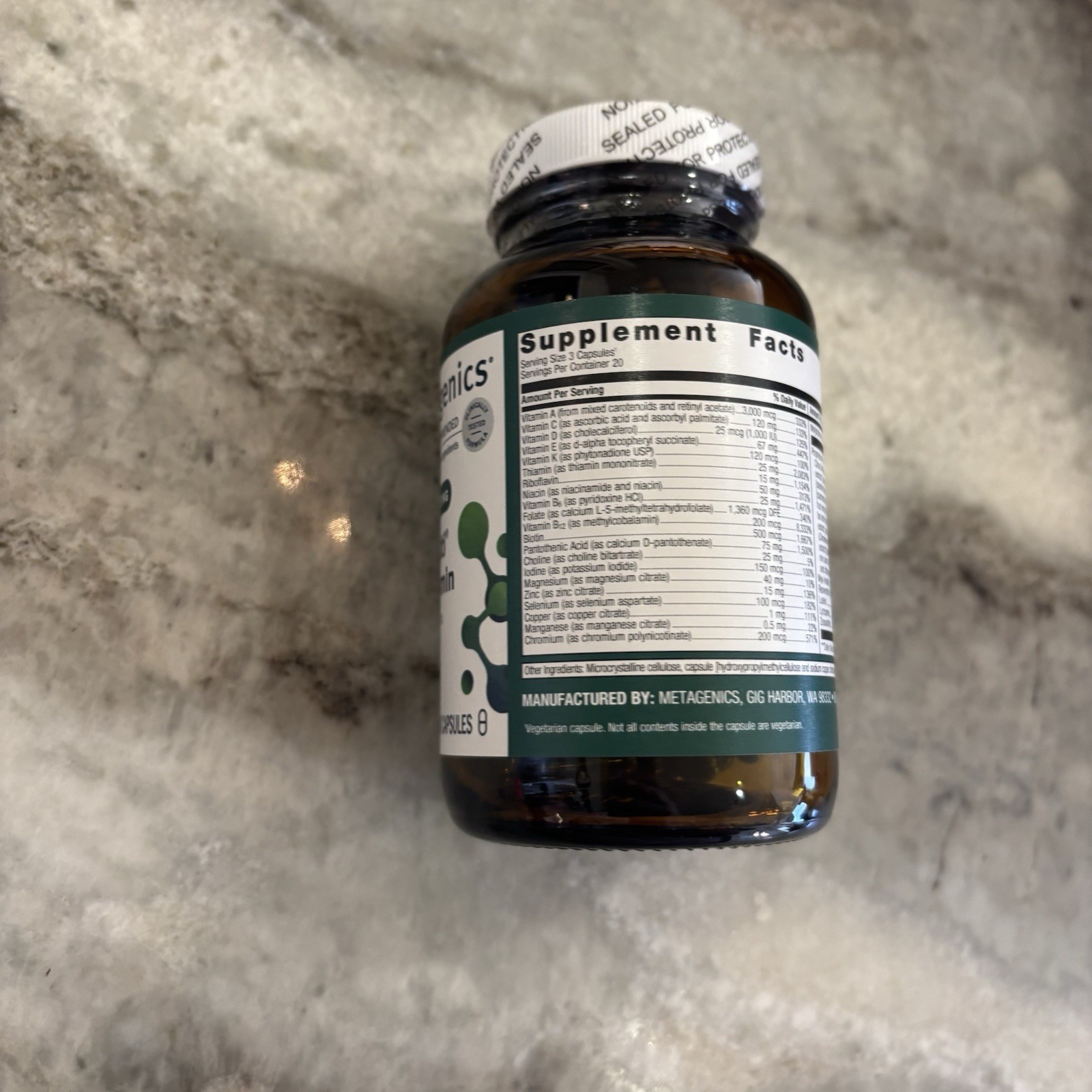 Metagenics PhytoMulti Multivitamin – Supports Healthy Aging, Cellular Health, 60