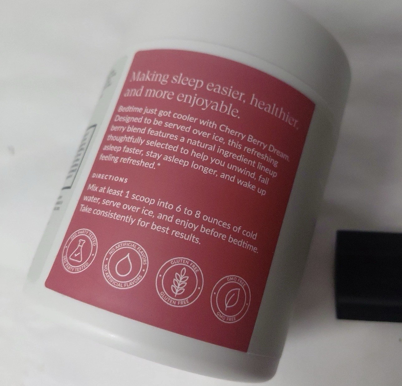 Beam Dream Night-Time Blend Cherry Berry For Better Sleep New 5.29 Oz/Exp 4/27