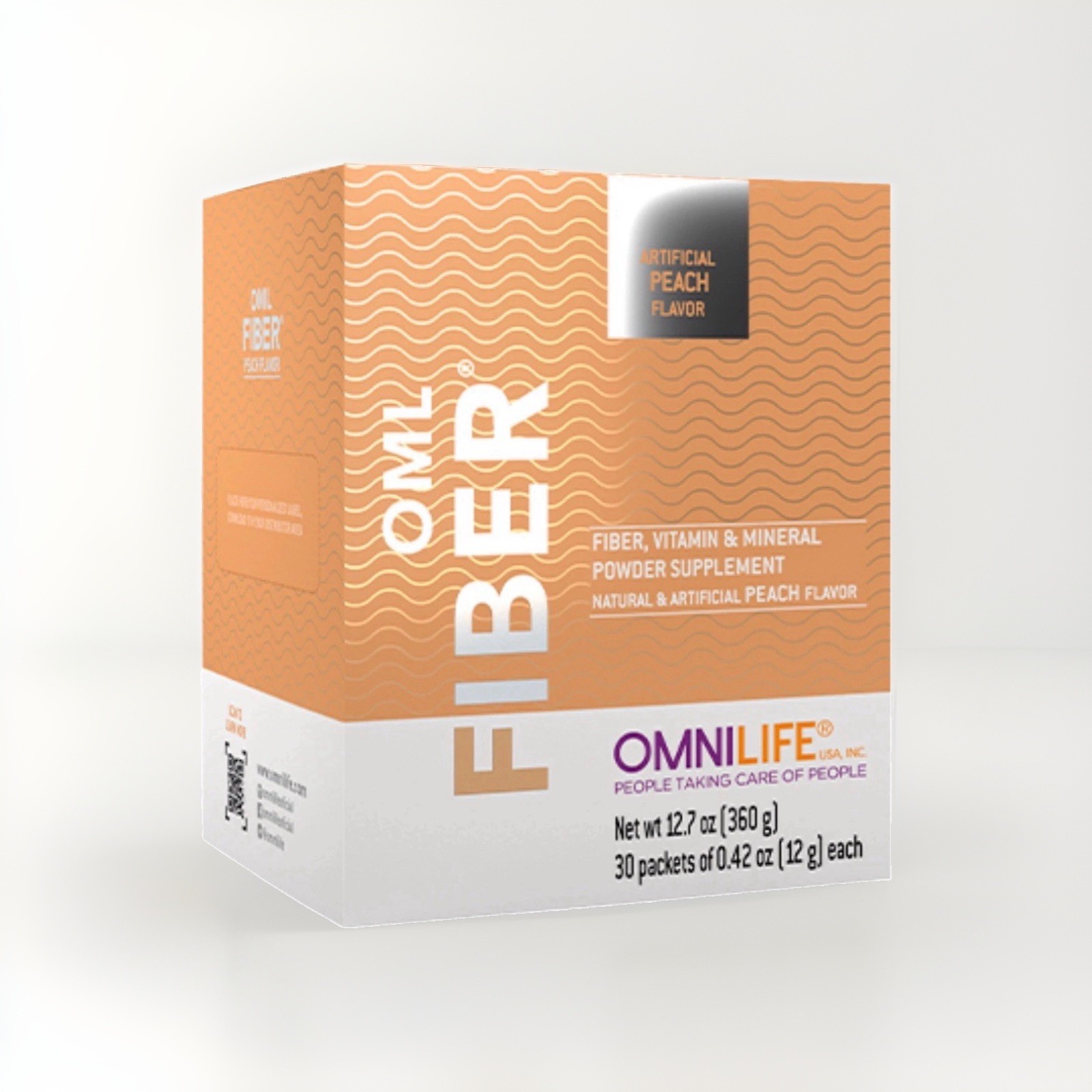 FIBER/FIBER’N PLUS OML | PEACH FLAVORED | 30 SACHET | *FREE SHIPPING*