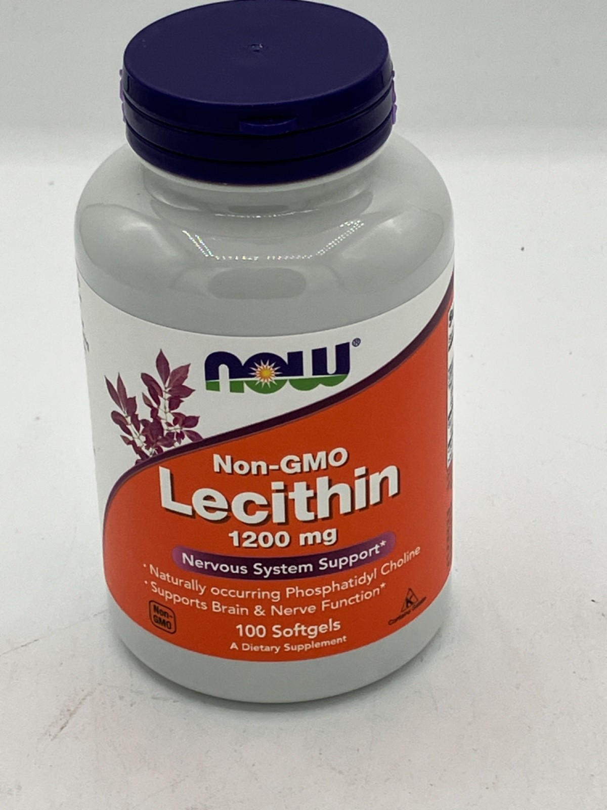Now Foods Lecithin 100 Softgels 1200 Mg, Best By: 04/2028