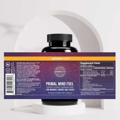 Primal Mind Fuel – Refuerzo cerebral para el enfoque, la energía, la memoria