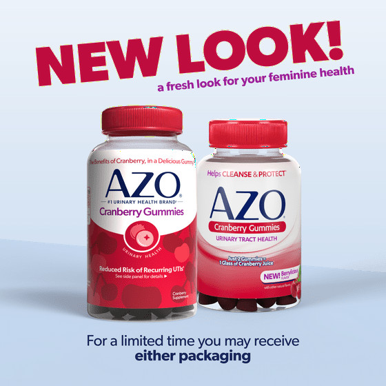 AZO Cranberry Urinary Tract Health Gummies Dietary Supplement 2 Gummies = Glass