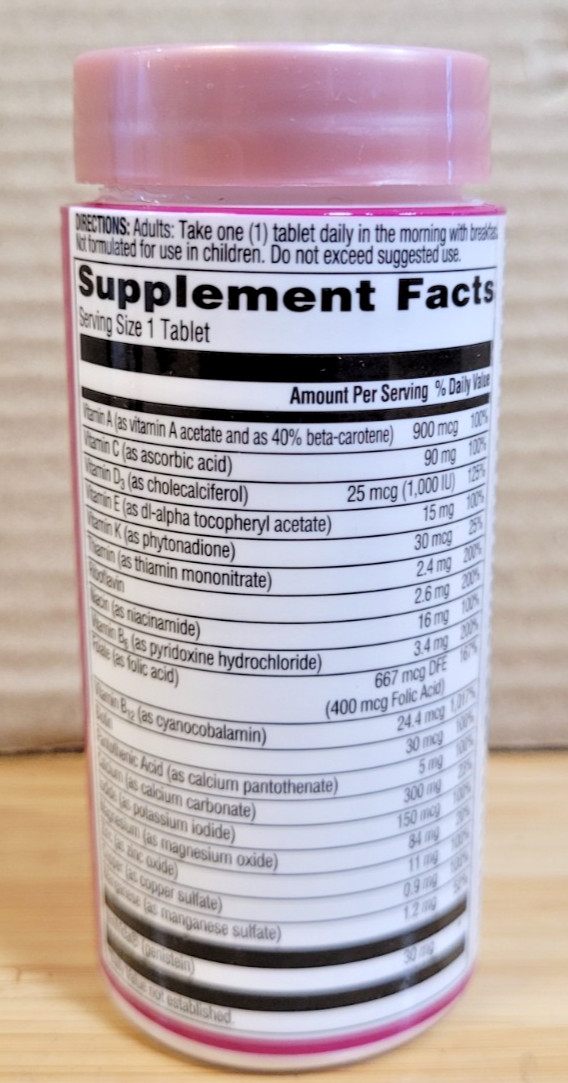 Centrum Menopause Support, 30 Tablets, Exp. 8/26 FREE SHIPPING SEALED