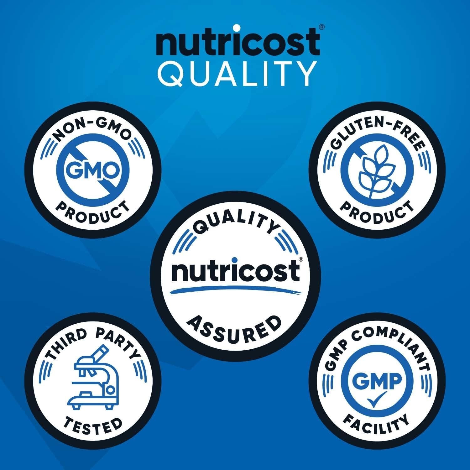 Nutricost Nitric Oxide Booster 2250mg Unflavored Supplement 180 Capsules