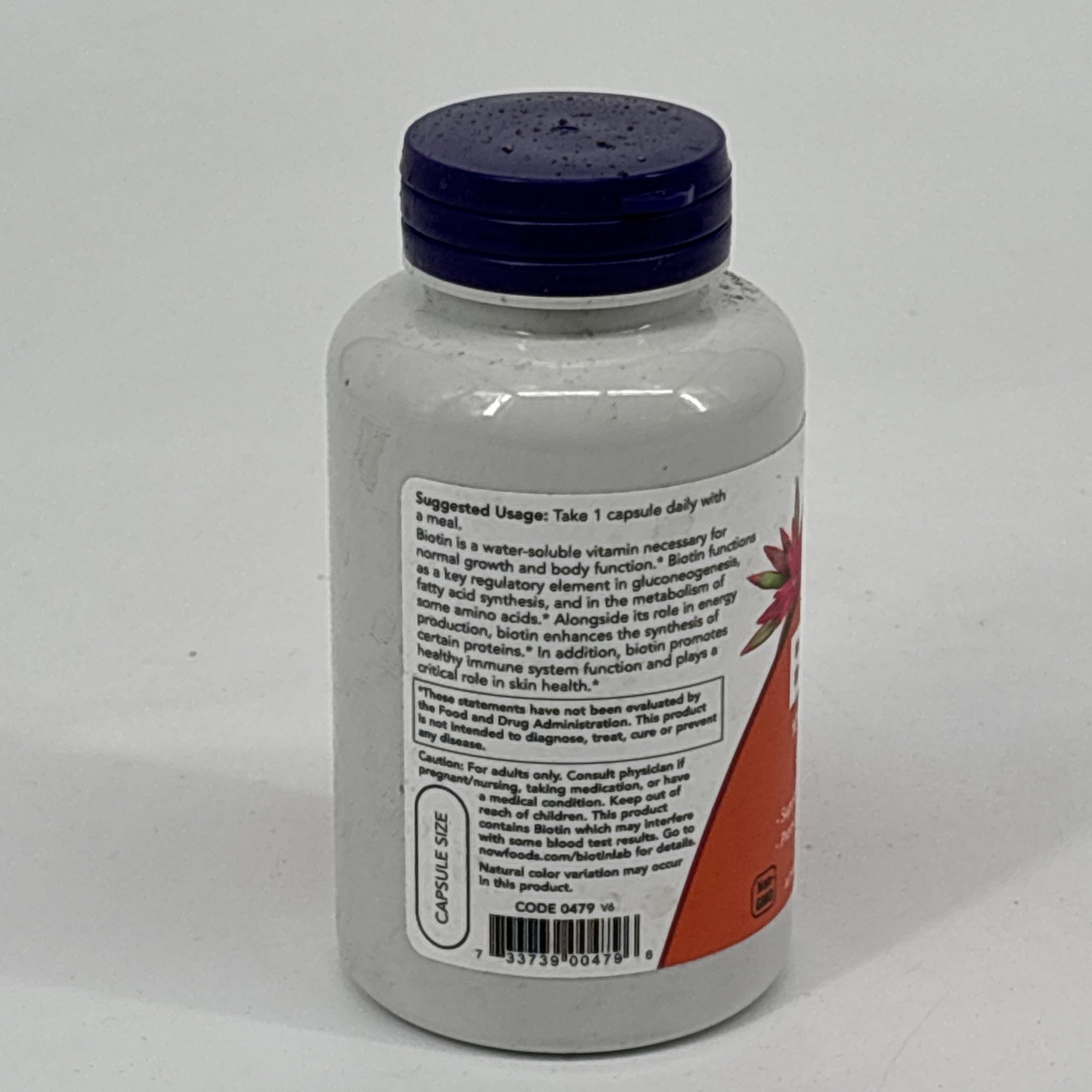 Biotin Extra Strength 120 vcaps by Now Foods