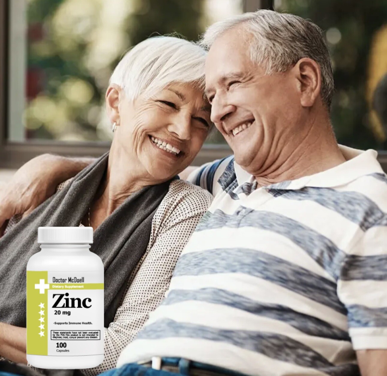 Zinc 20mg, Supports Healthy Immune System, Helps Maintain Sense of Taste, Smell
