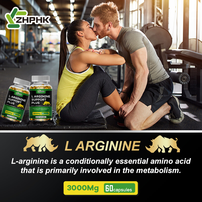 L-Arginine 60 Nitric Oxide,Testosterone Booster,Energy Support Capsules 3000 mg