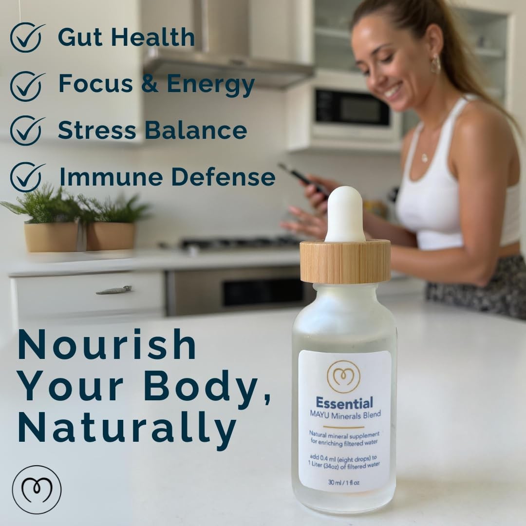 MAYU, Trace Mineral Drops (30 mL), Promotes Hydration, 1 Fl Oz (Pack of 1)