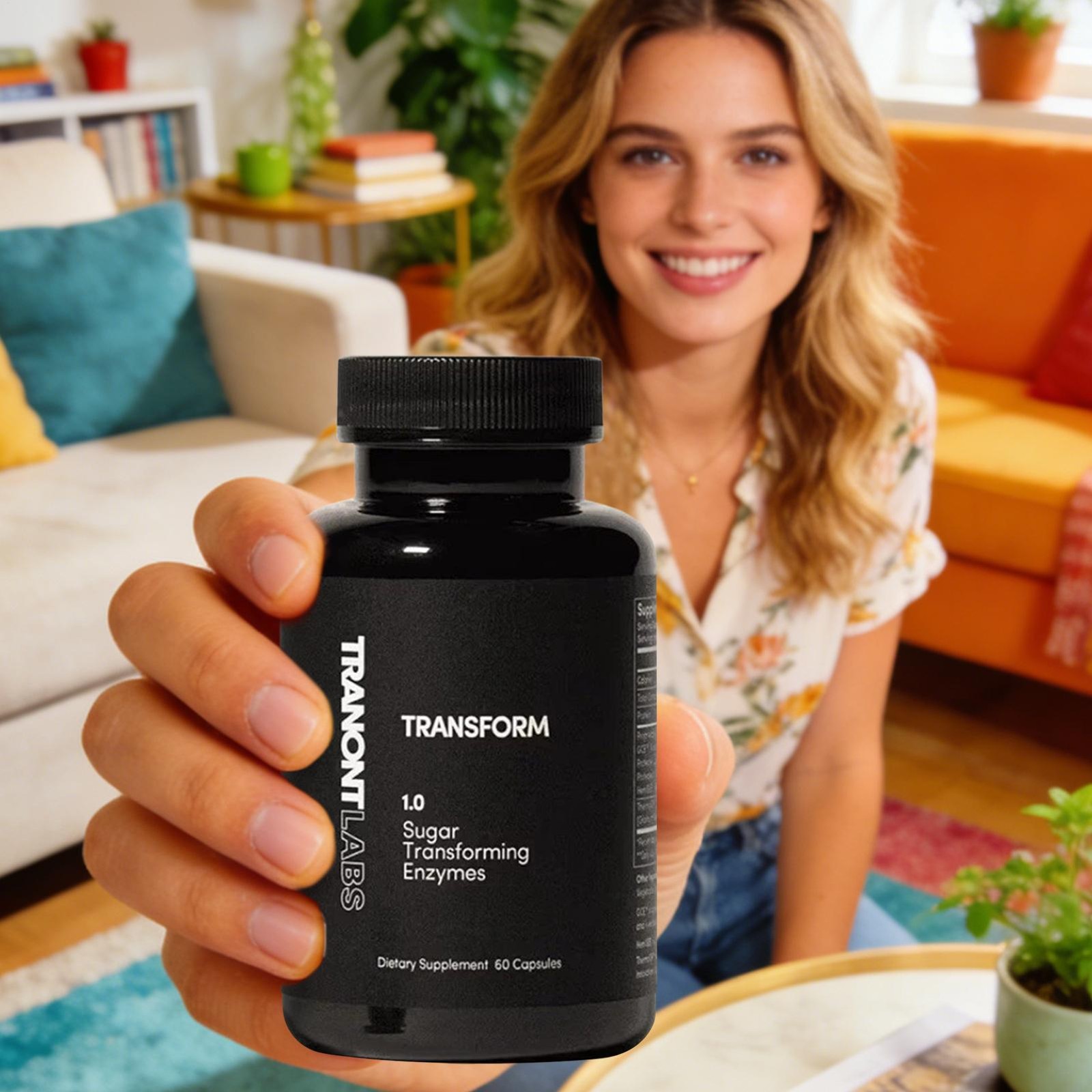 Tranont Labs Transform 1.0 Sugar Transforming Enzymes – 60 Caps – New