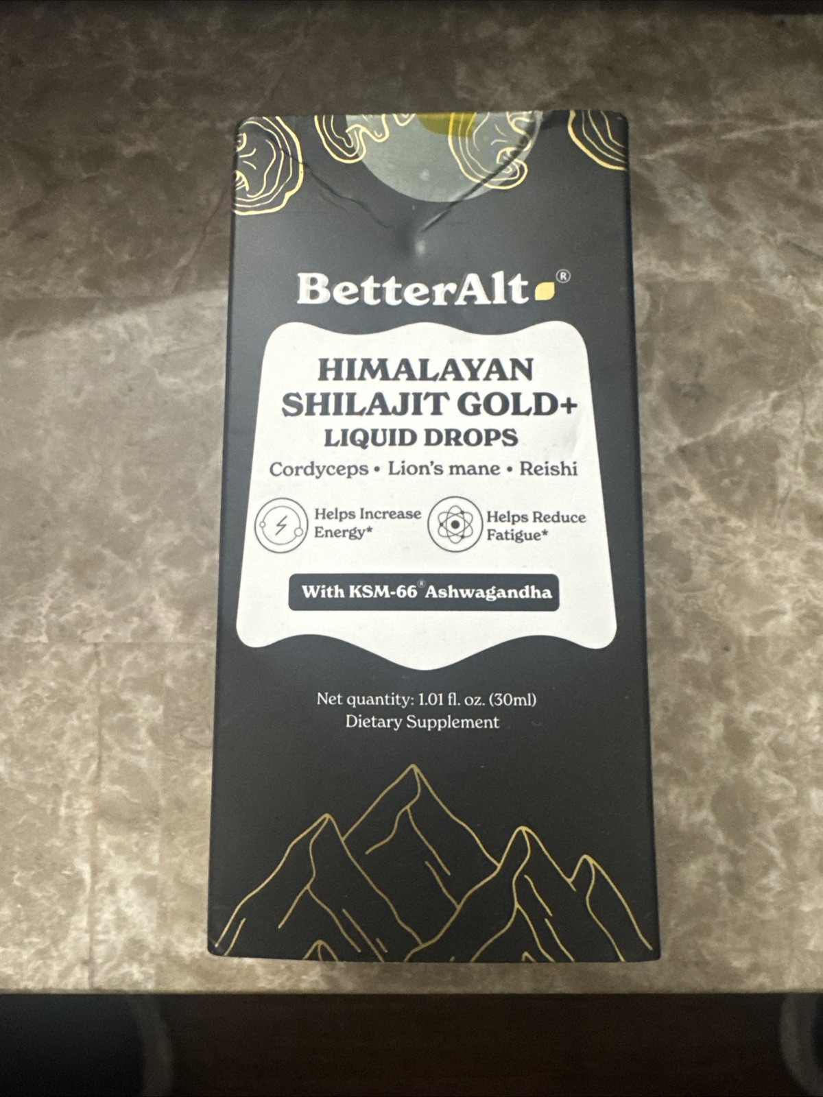 BetterAlt Himalayan Shilajt Gold+ Liquid Drops, 1.01fl oz exp Dec 2026