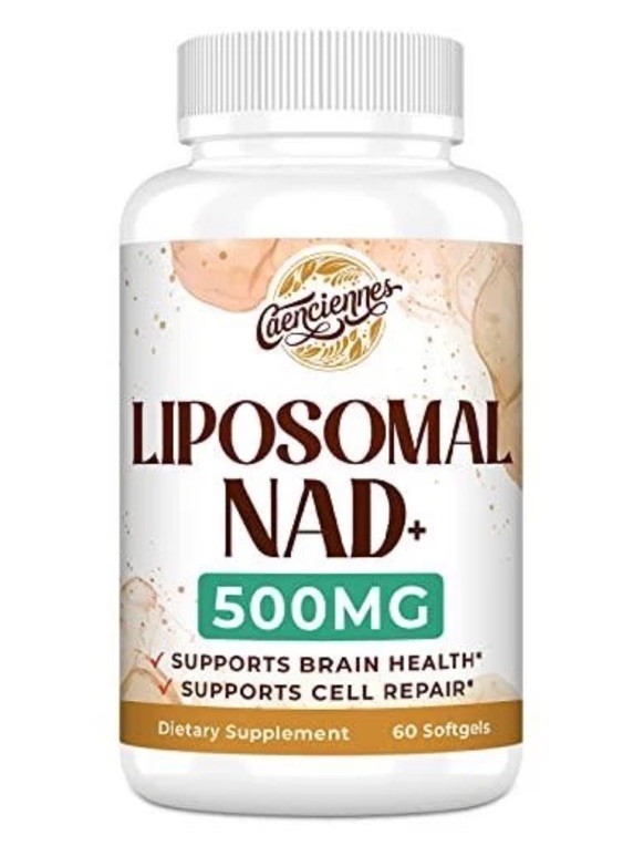 Liposomal NAD+ 500 MG Supplement True NAD Plus Supplement Superior Absorption