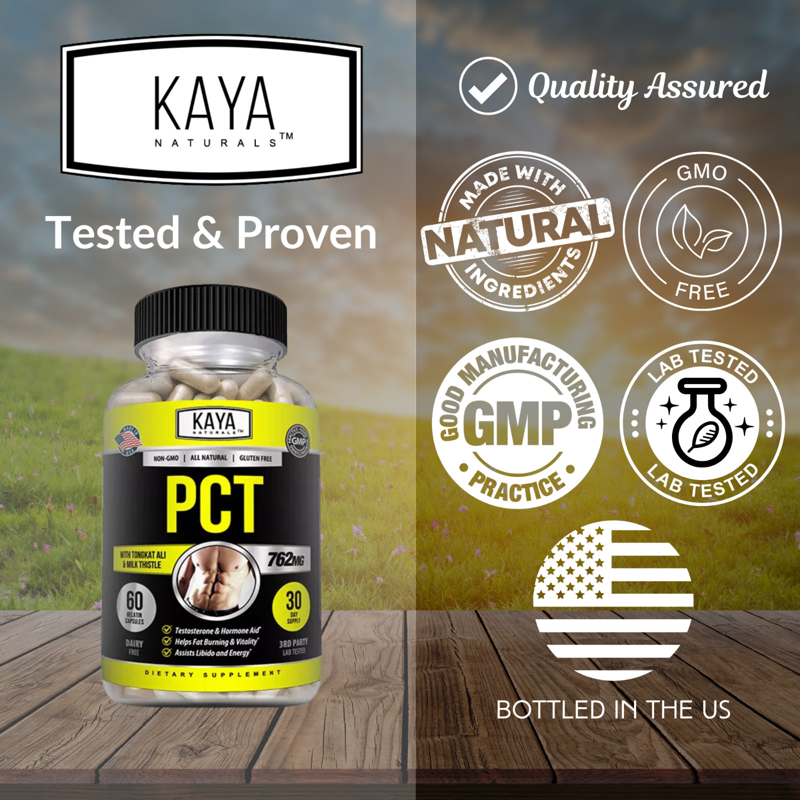 PCT Post Cycle Therapy Estrogen Blocker, Maintain Muscle Restore Natural Balance