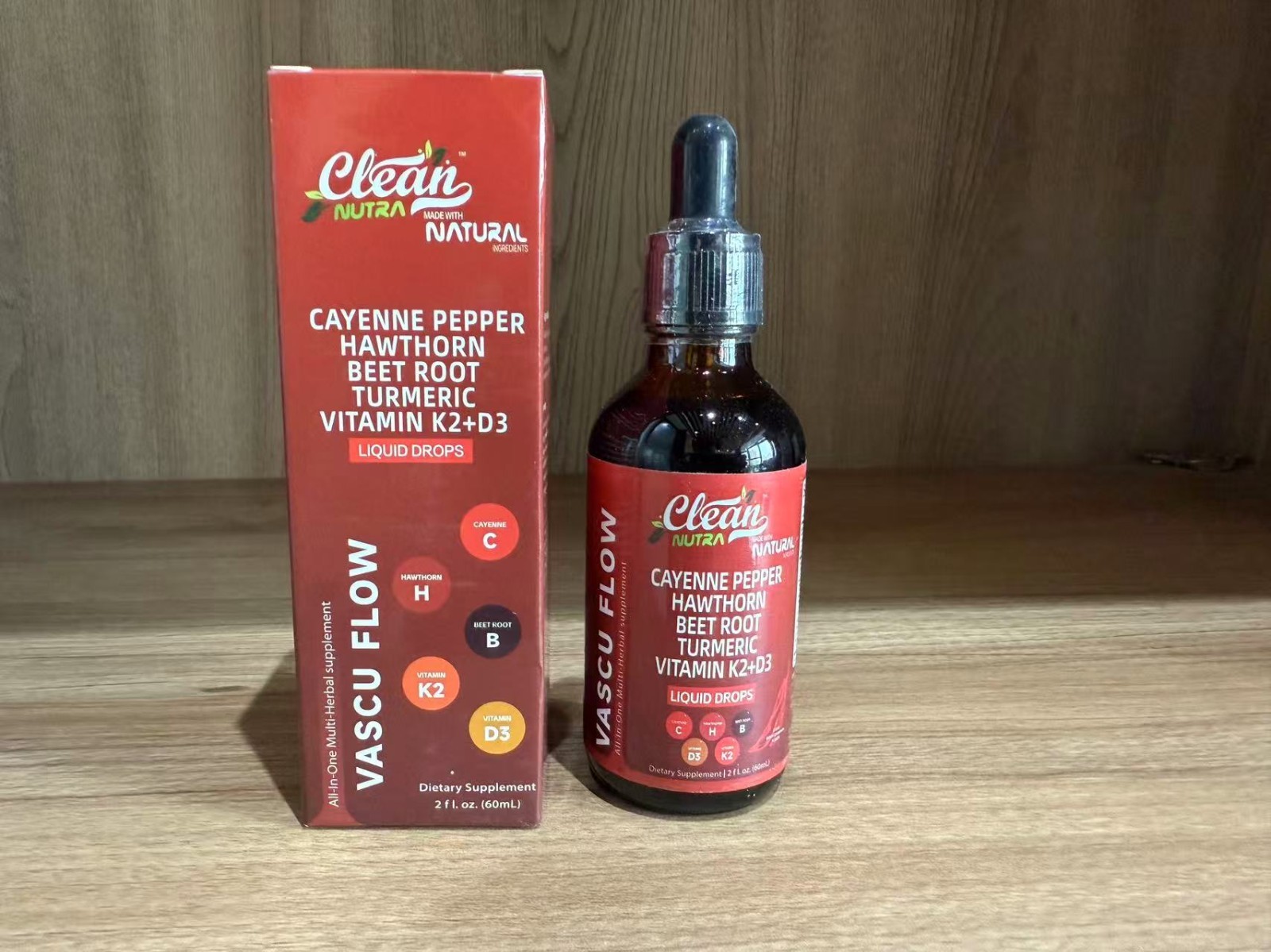 2 Bottles Clean Nutra Berberine with Ceylon Cinnamon Supplement Liquid Drops
