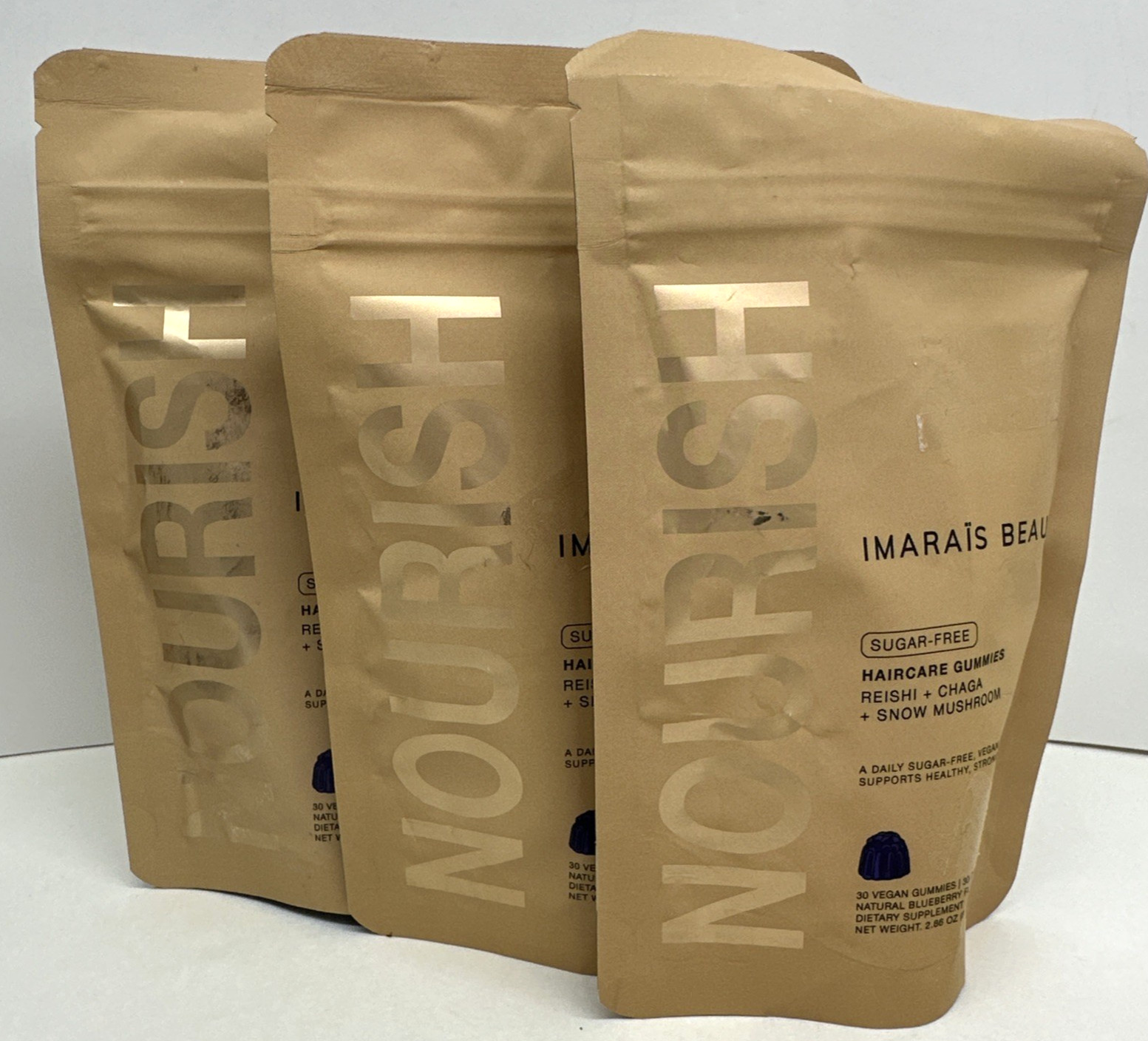 Imarais Beauty Nourish Haircare Gummies Hair Growth Gummy Supplement Lot 3 READ