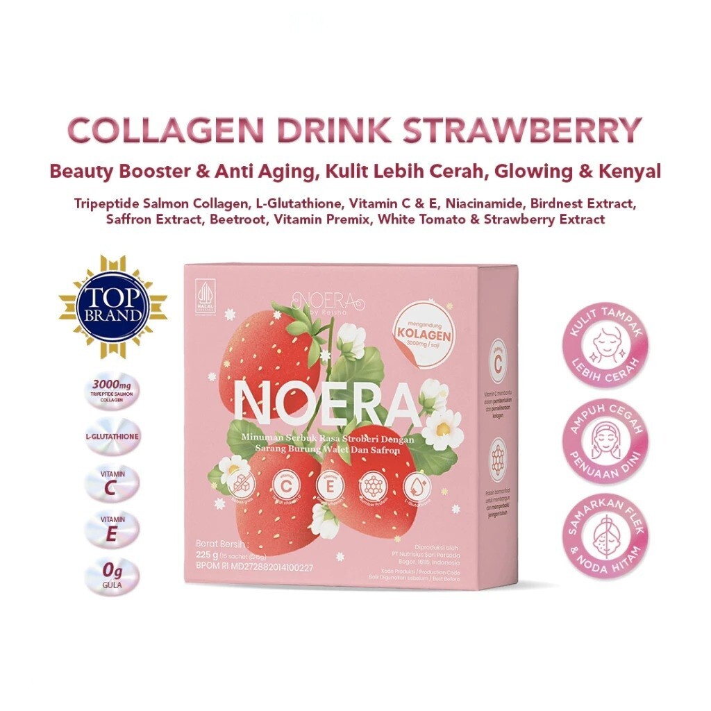 Noera Collagen Drink With Birdnest and Saffron Extract US Free Tax