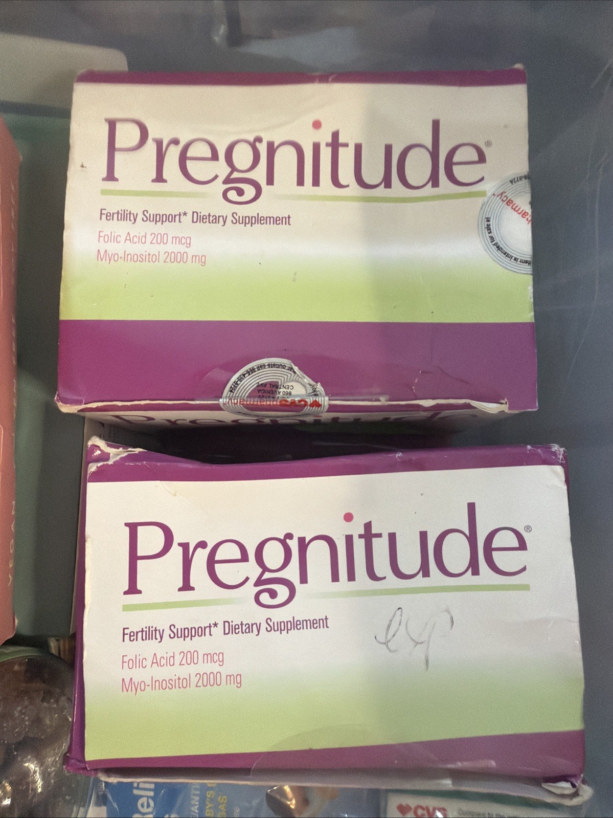 Pregnitude Fertility Support Dietary Supplement 60 Packets Expiration 03/2025
