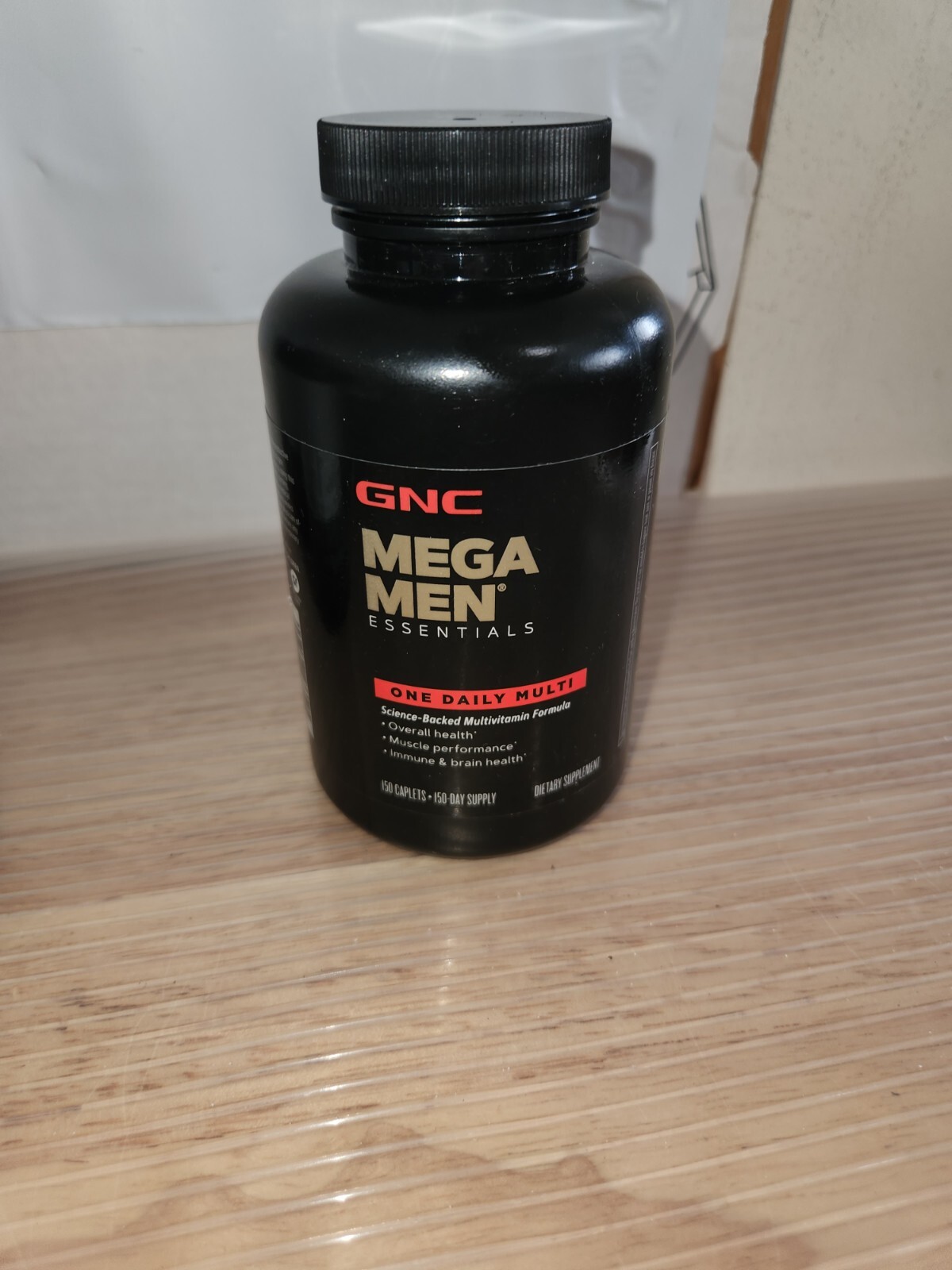 GNC Mega Men Essentials Multivitamin One Daily 150 Day Supply 150-Caplets