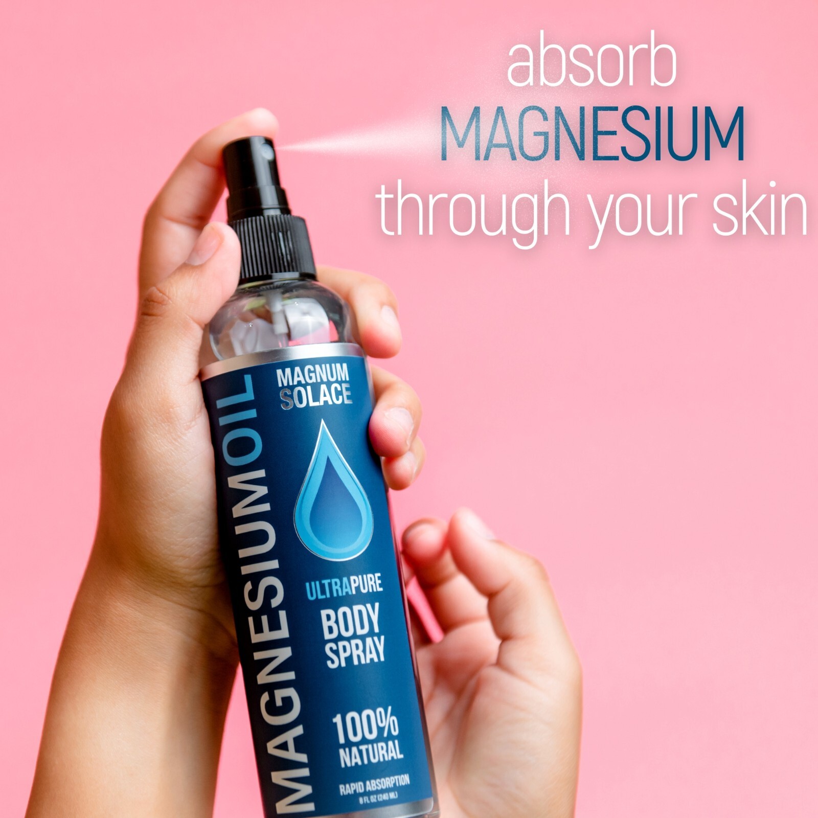 Magnesium Oil Spray 100% Natural Magnesium Spray Sourced from The Dead Sea
