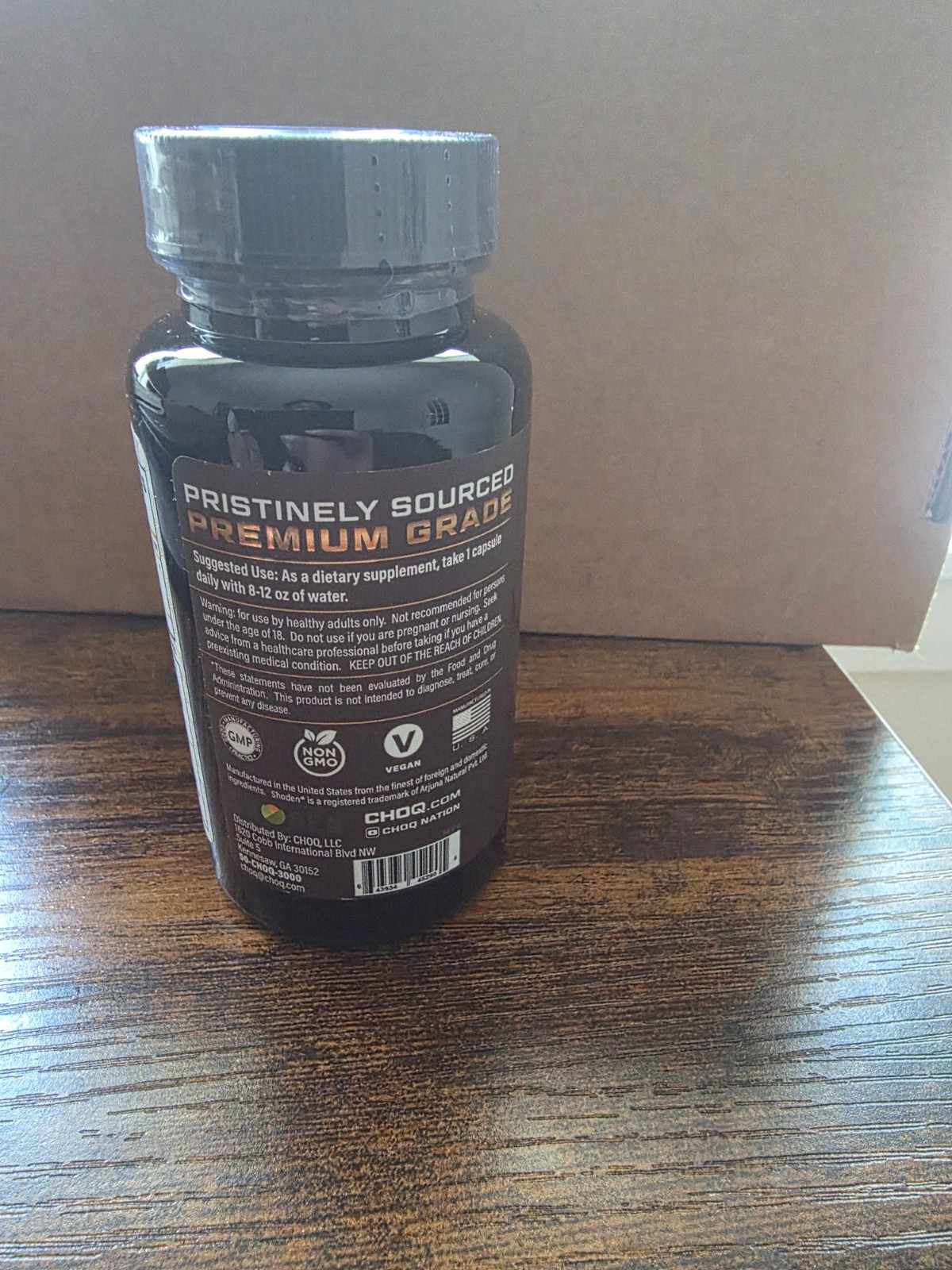 Choq Ashwagandha Supplents – 30 Capsules – Brand new – Vegan