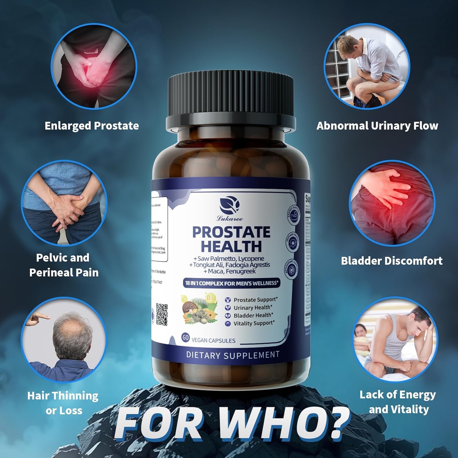 Prostate Supplement – Reduce Frequent Urges to Urinate – Stamina supplement