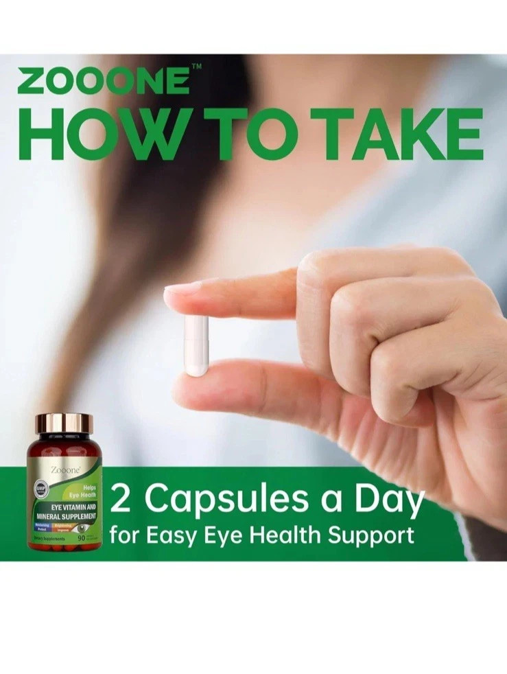 Lutein Eye Vitamins to Support Eye Health 2 X 90 Capsules (180)Exp 11/27