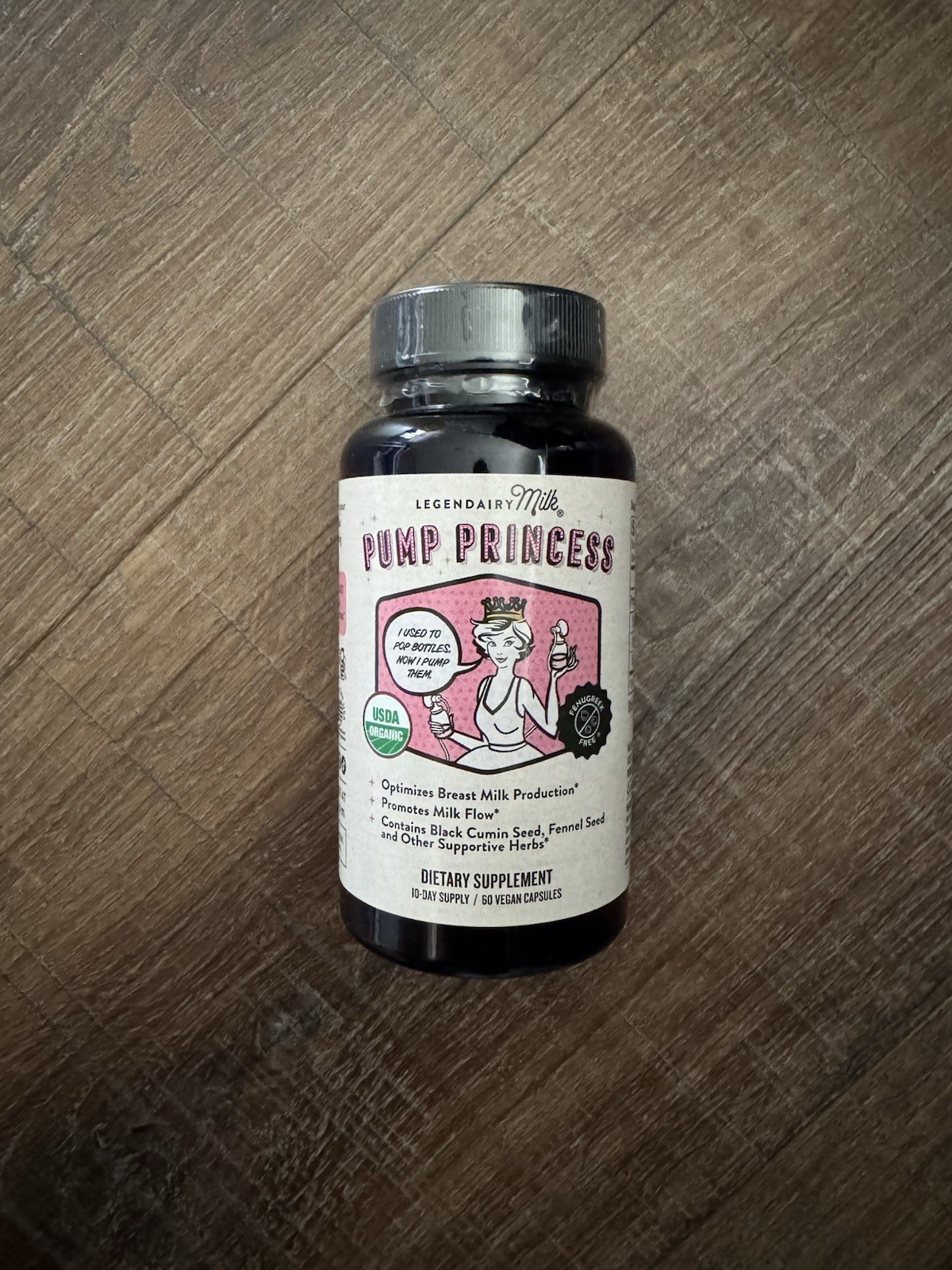 Legendairy Milk Pump Princess Lactation Supplement – 60ct – EXP 11/2026 No Box