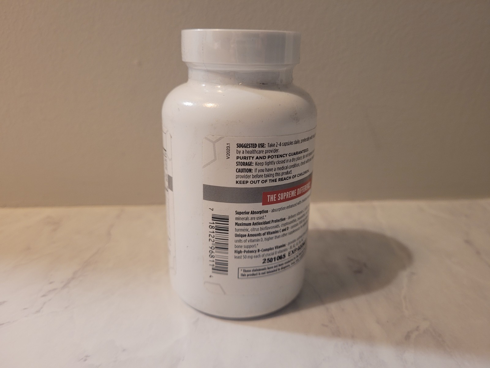 NBI – Supreme Multivitamin, 120 Capsules – General Nutrition Support