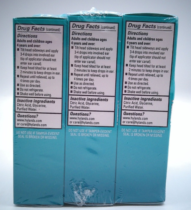 6Pk- Hyland’s, 0.33 Fl. Oz. Each, Exp. 8/27