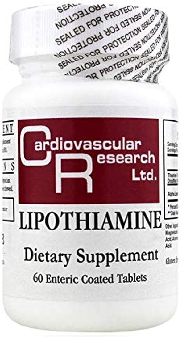Cardiovascular Research/Ecological Formulas Lipothiamine 60 tablets