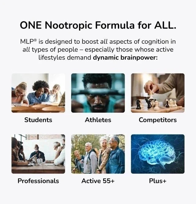 2 Pack Universal Nootropic – Focus Memory Plus Mental Clarity 60 Capsules /