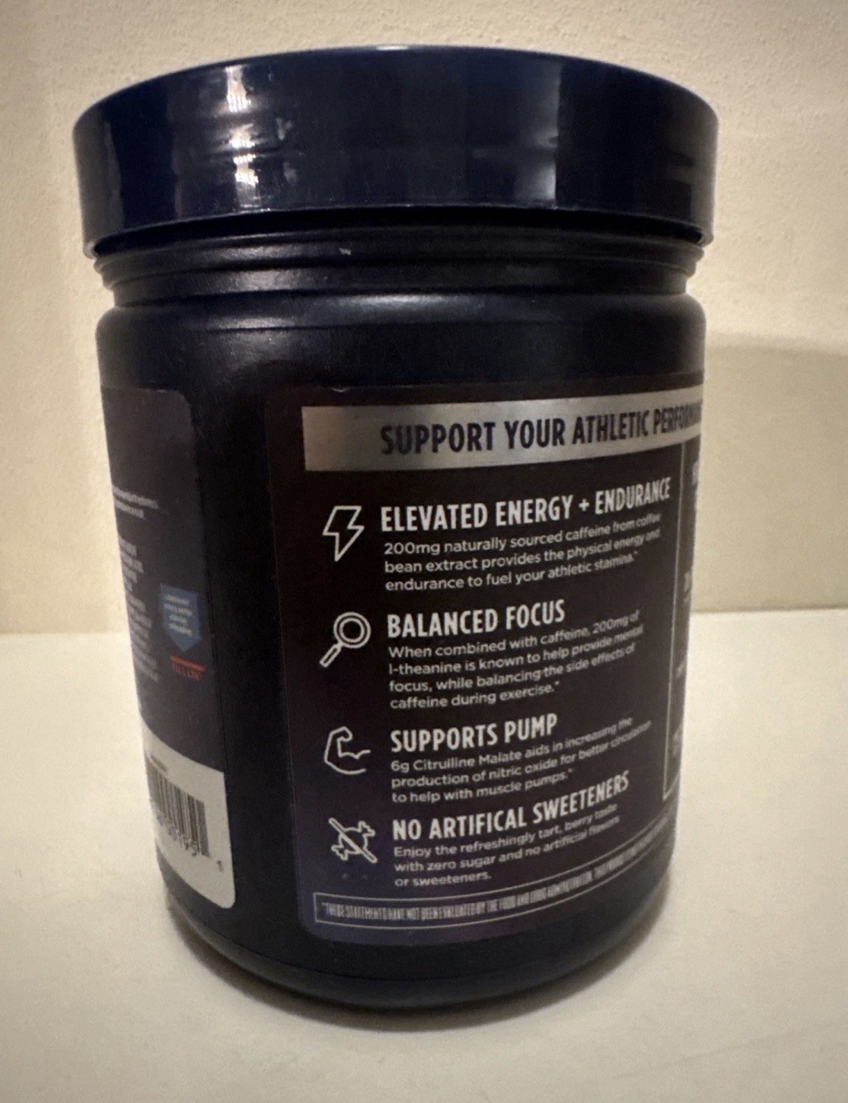 Vega Pre-Workout Energy Blue Raspberry 8.4 oz 238 g 25 Servings Best By 1/2027