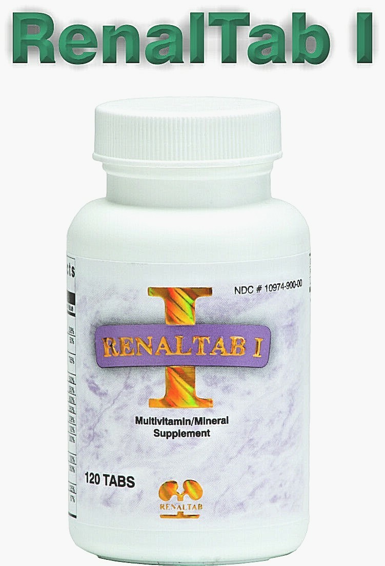 RENALTAB I for Renal Patients 4 month supply