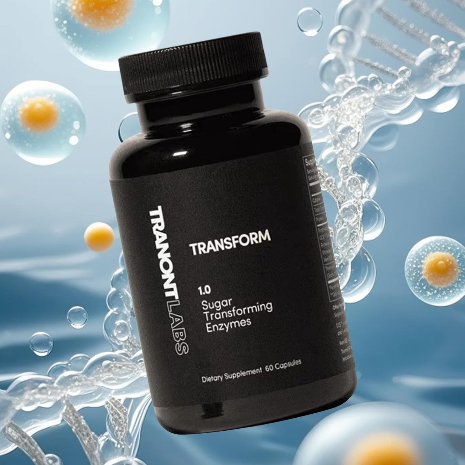 Tranont Labs Transform 1.0 Sugar Transforming Enzymes – 60 Caps – New