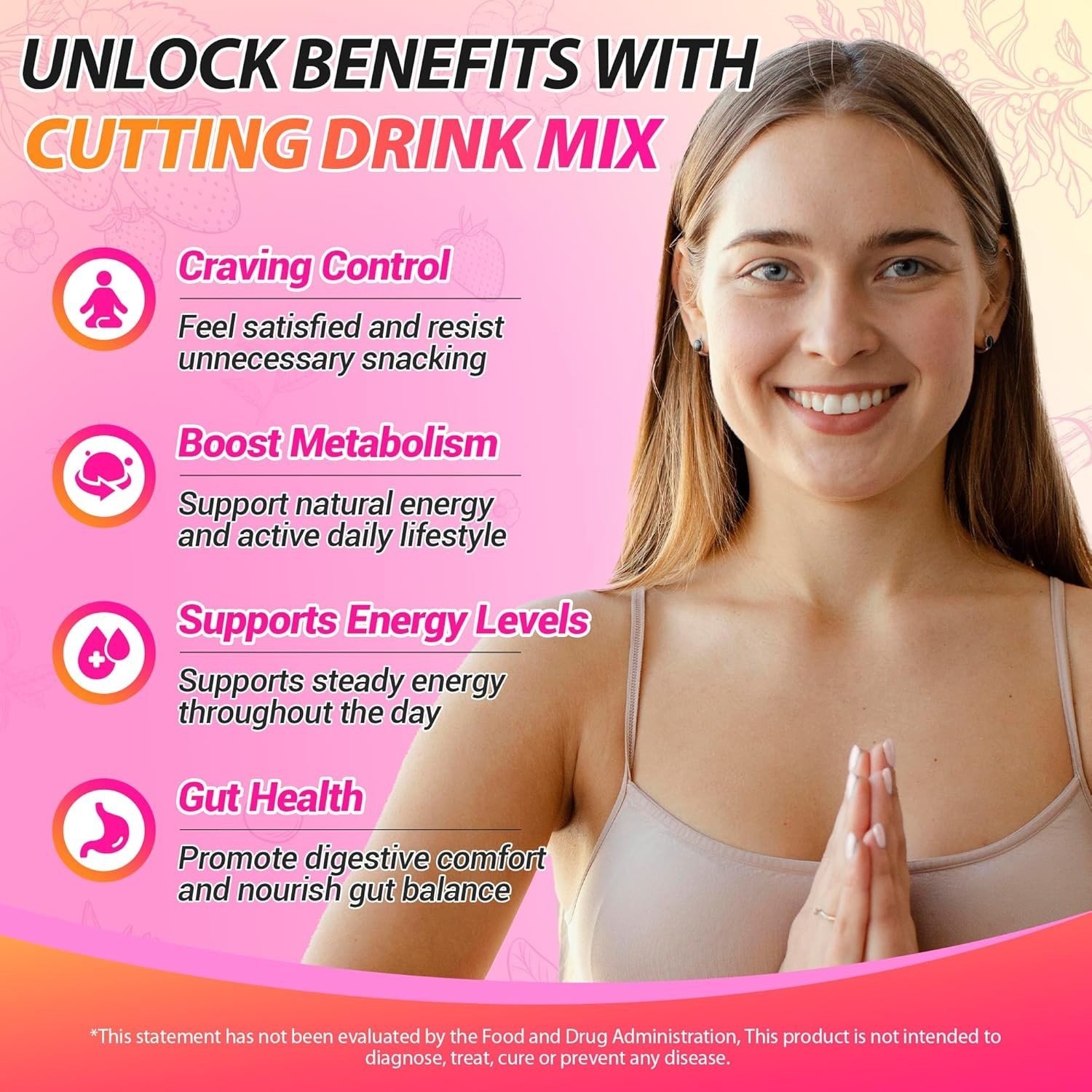 Cutting Drink Mix – Berberine, 5-HTP, Yerba Mate & Magnesium, FOS | Supports …