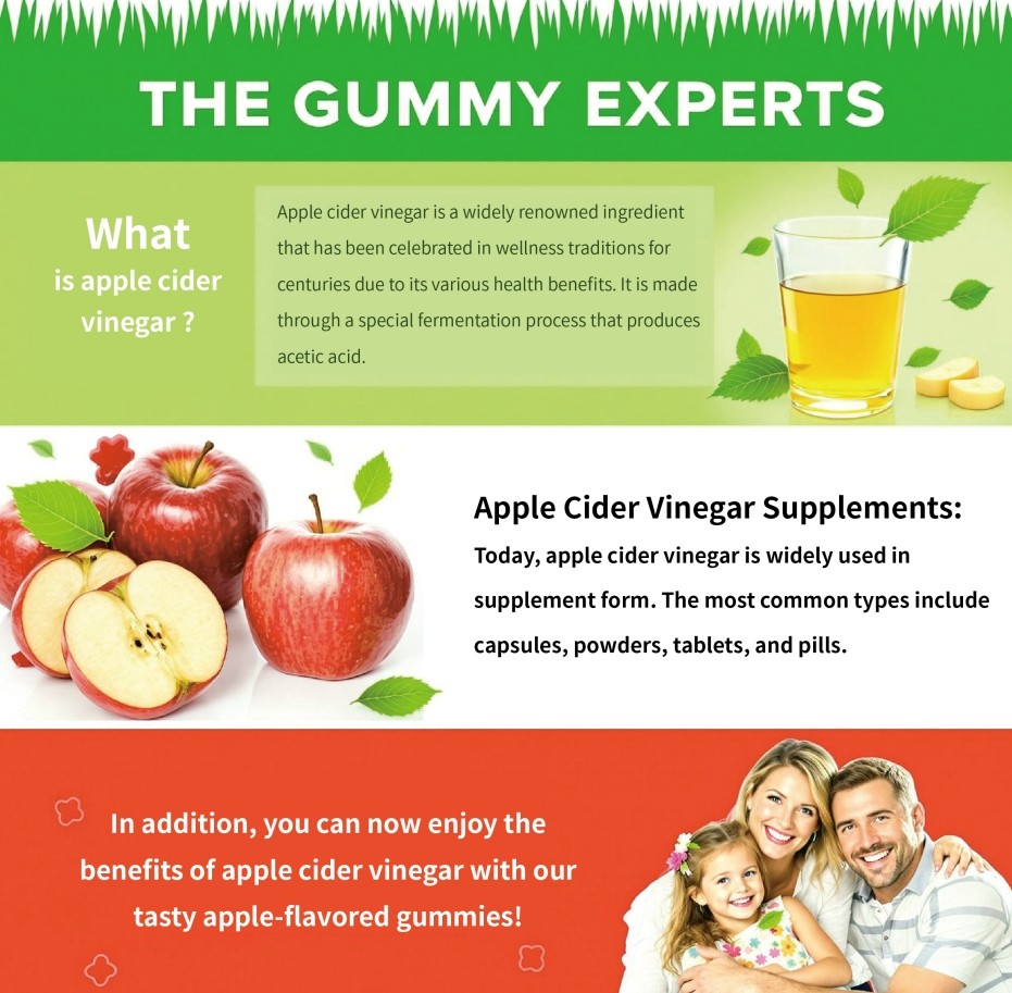 Apple Cider Vinegar Gummies Grapefruit Flavor ACV Supplement 30 Count