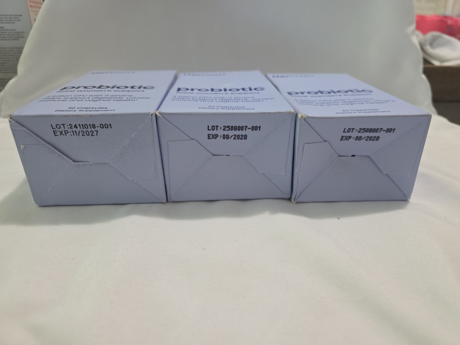 3 Her Own Probiotic Total Women’s Support Dietary Supplement Exp. 11/2027+