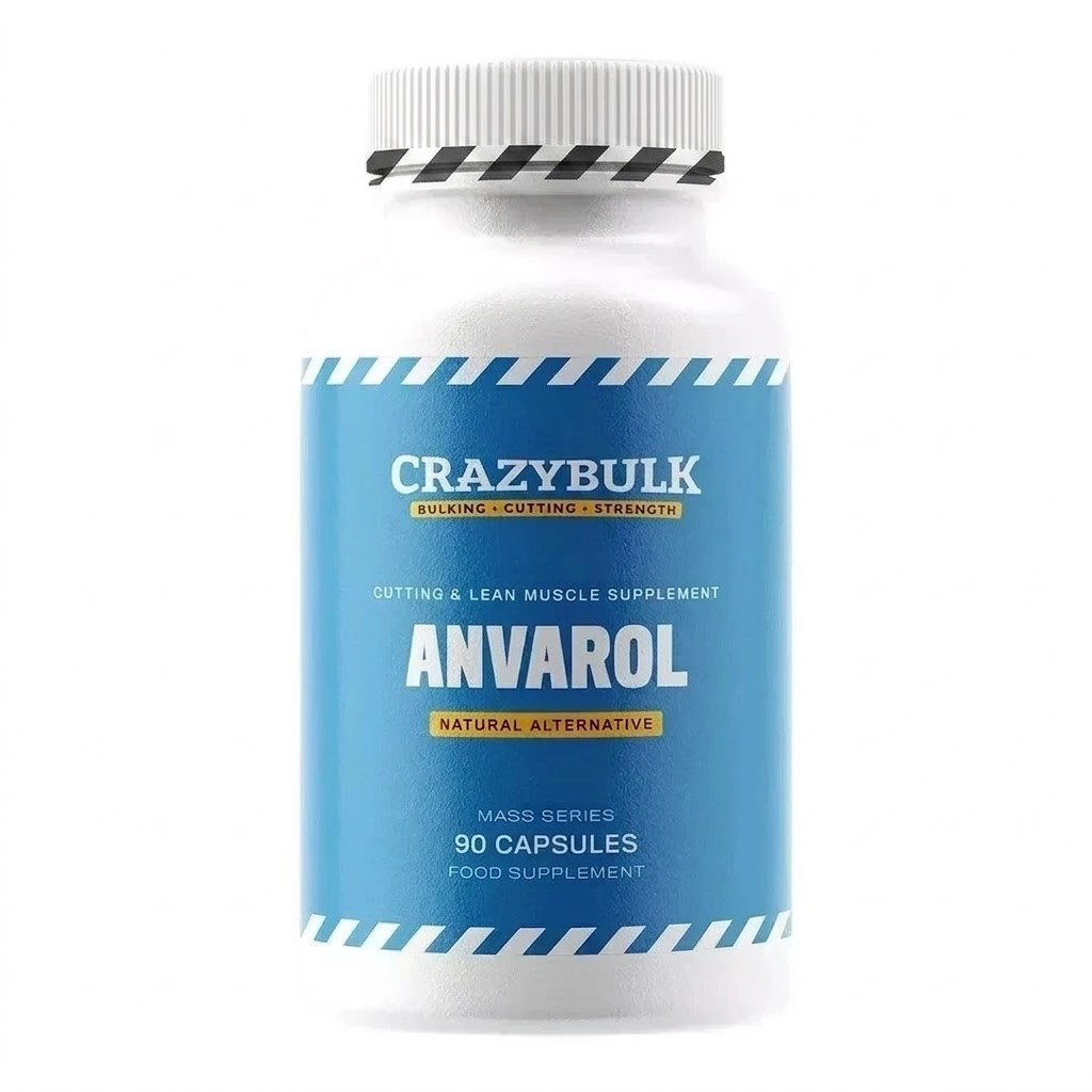 CrazyBulk ANVAROL for Cutting & Lean Muscle Supplement – 90 Capsules, FREE SHIP
