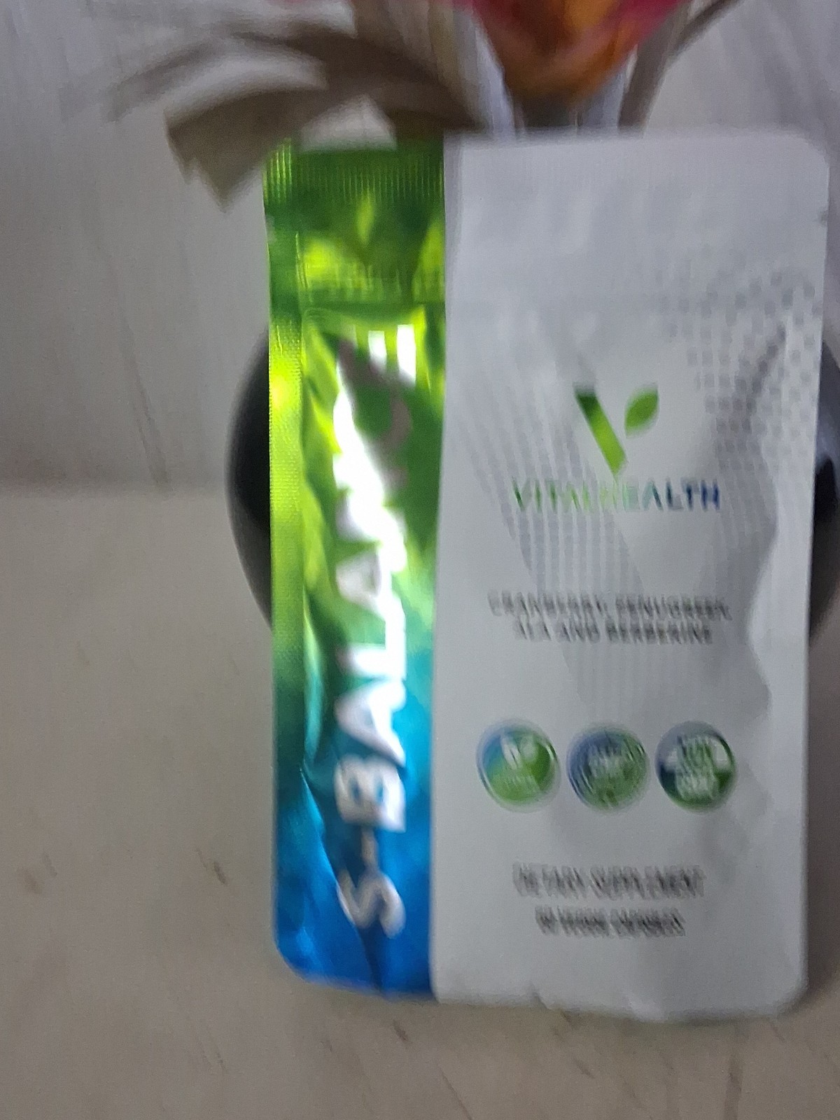 VitalHealth S-Balance 60 Veggie Capsules – New! Vital Health! Organic – Non GMO