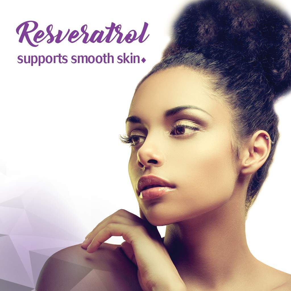 Bluebonnet Nutrition Beautiful Ally Resveratrol 250 Mg Protect Skin Integrity