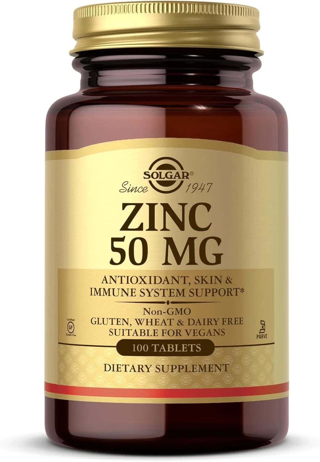 Solgar Zinc 50 mg 100 Tablets EXP 05/27