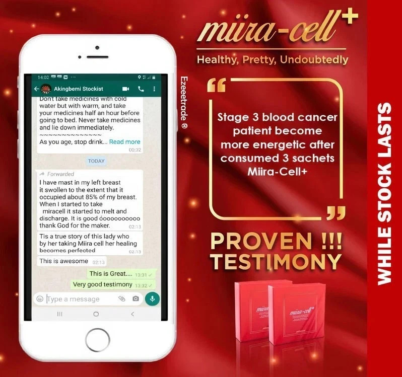 Miira-cell+ plus by Revoobit International 24 Sachet Stem Cell Nutrition (1 Box)