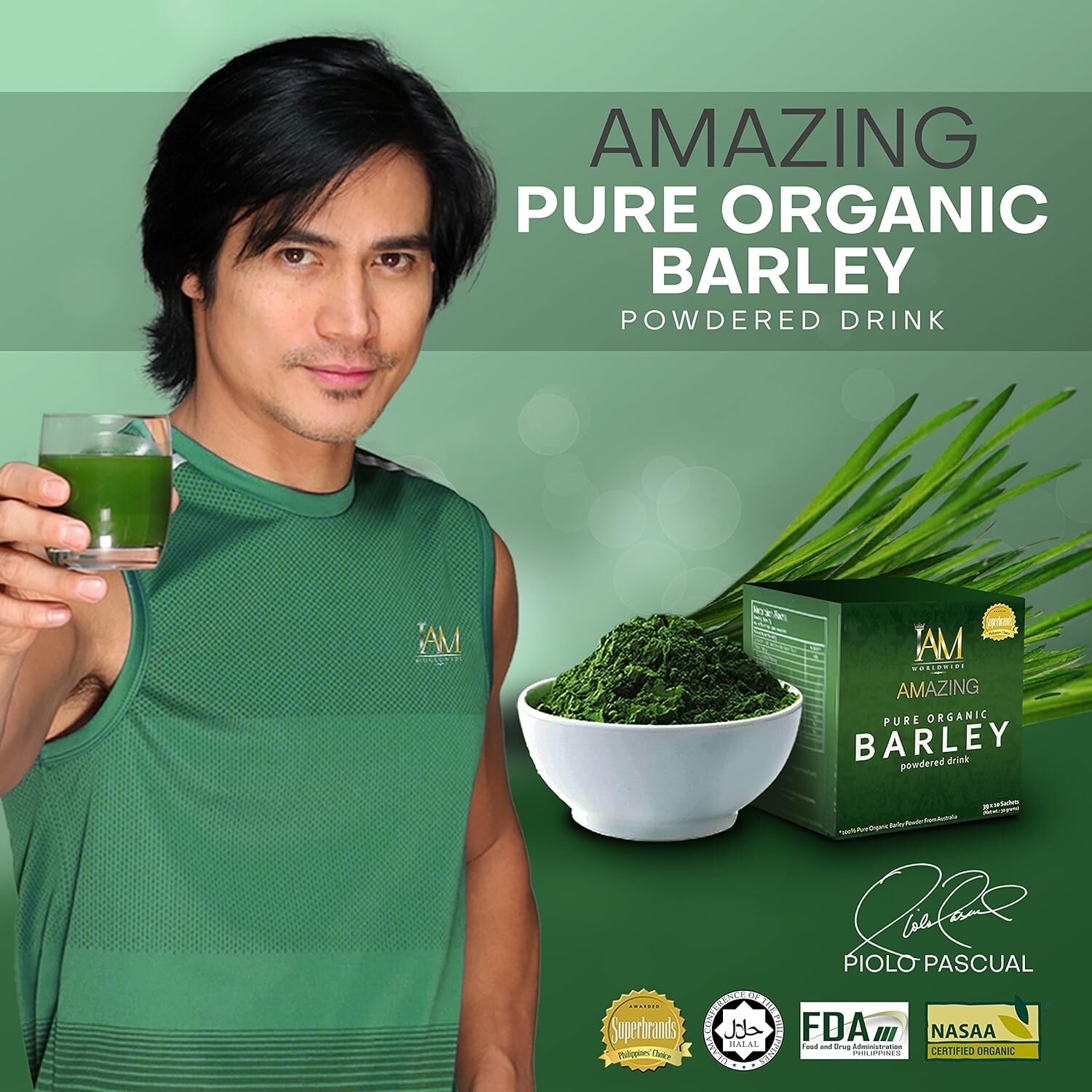 IAM Amazing Pure Organic Barley Powdered Drink Mix from Australia/US SELLER