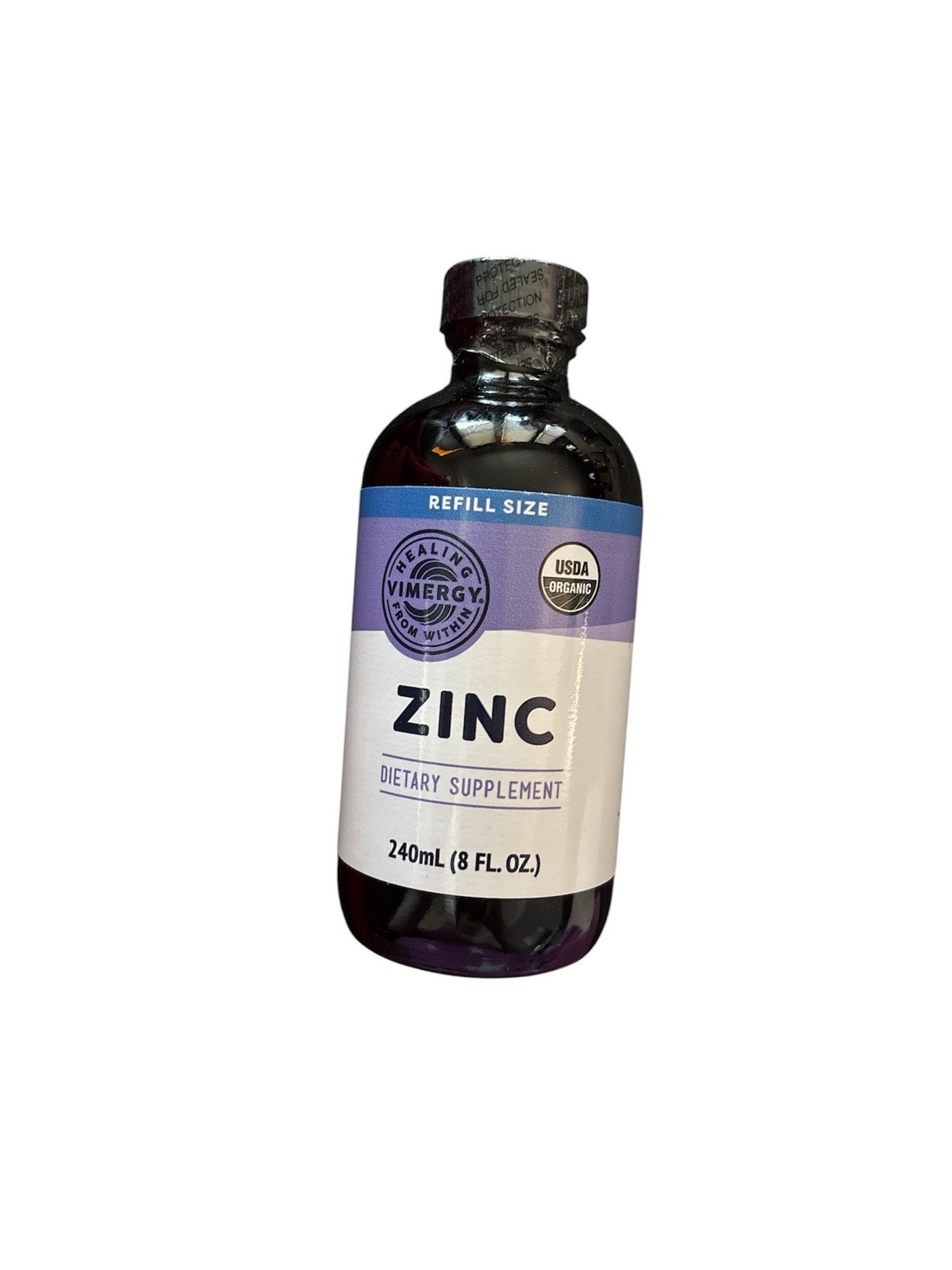 VIMERGY USDA Organic Zinc Supplements for Women Men 7.5mg Liquid Zinc Per Se…