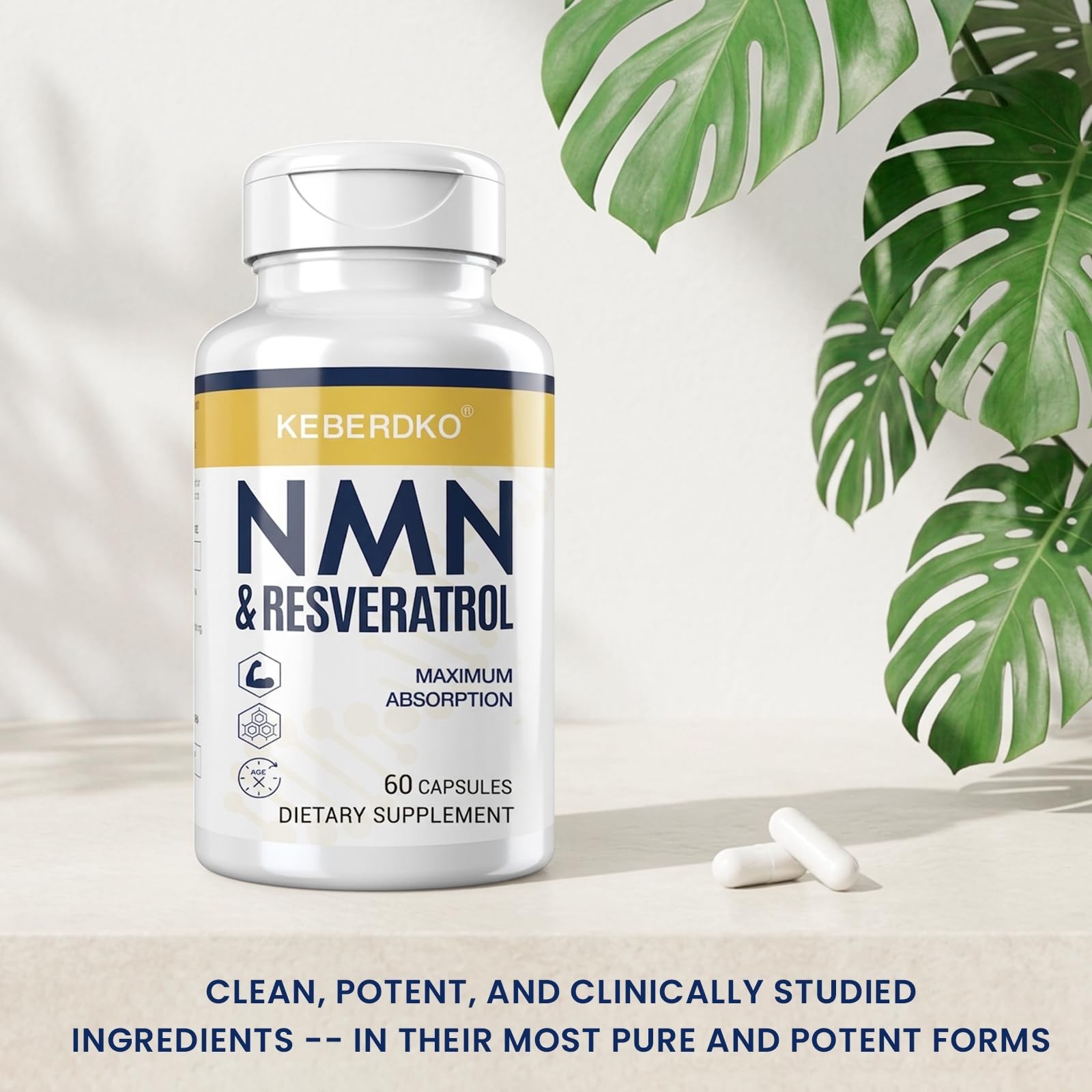 NMN Complex 1150mg – Fast-Acting Antioxidant for Energy, Skin, Anti-Aging – 60 C