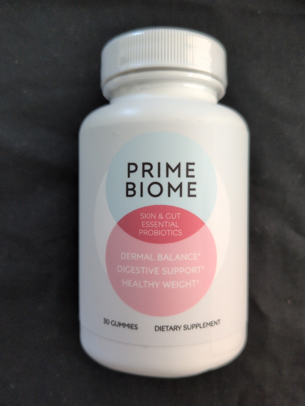 Prime Biome Unisex Skin & Gut Essential Probiotics 30 Gummies 5 Bottles Lot
