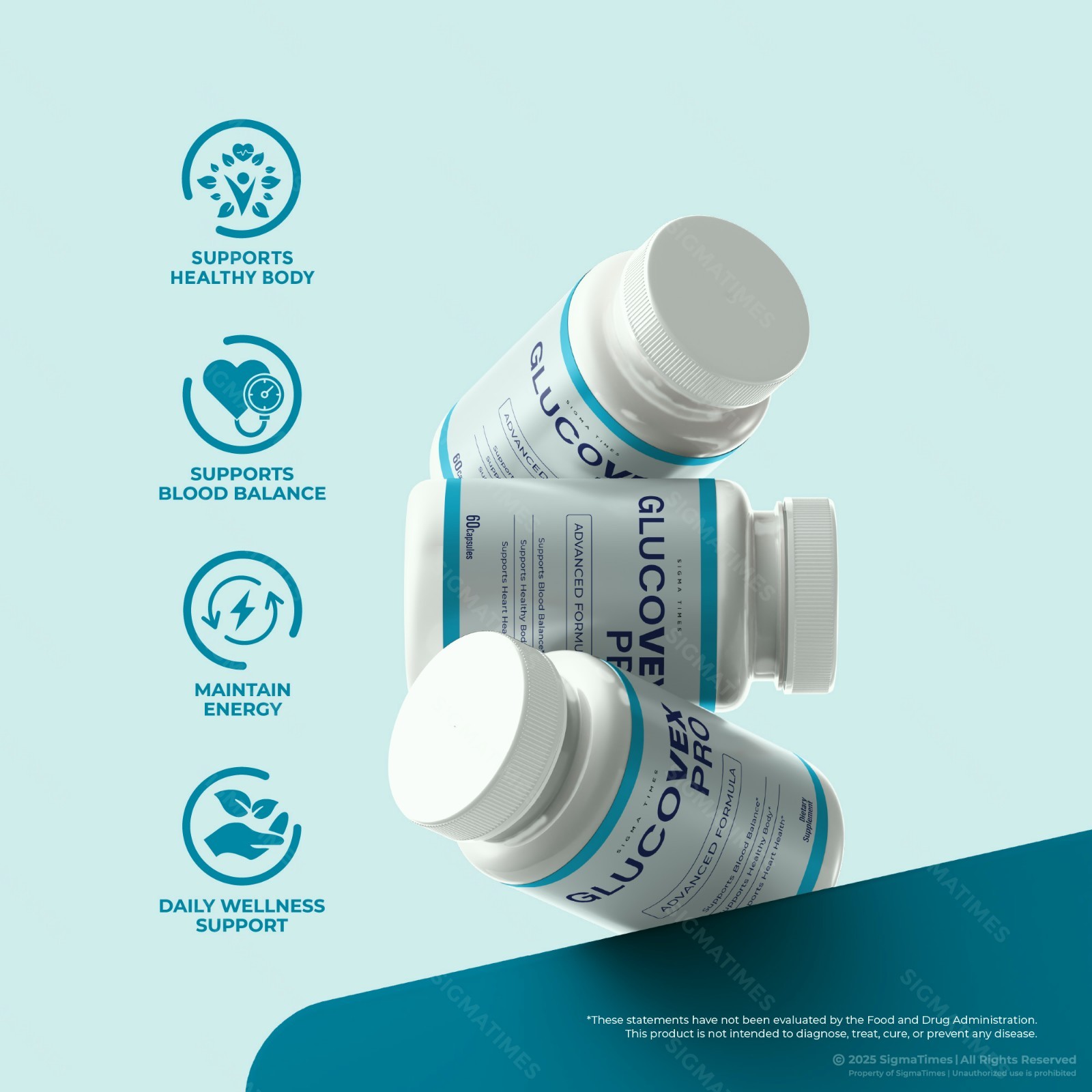 Glucovex Pro Capsules, Gluco Vex Pro Formula, Blood Support & Balance 60ct