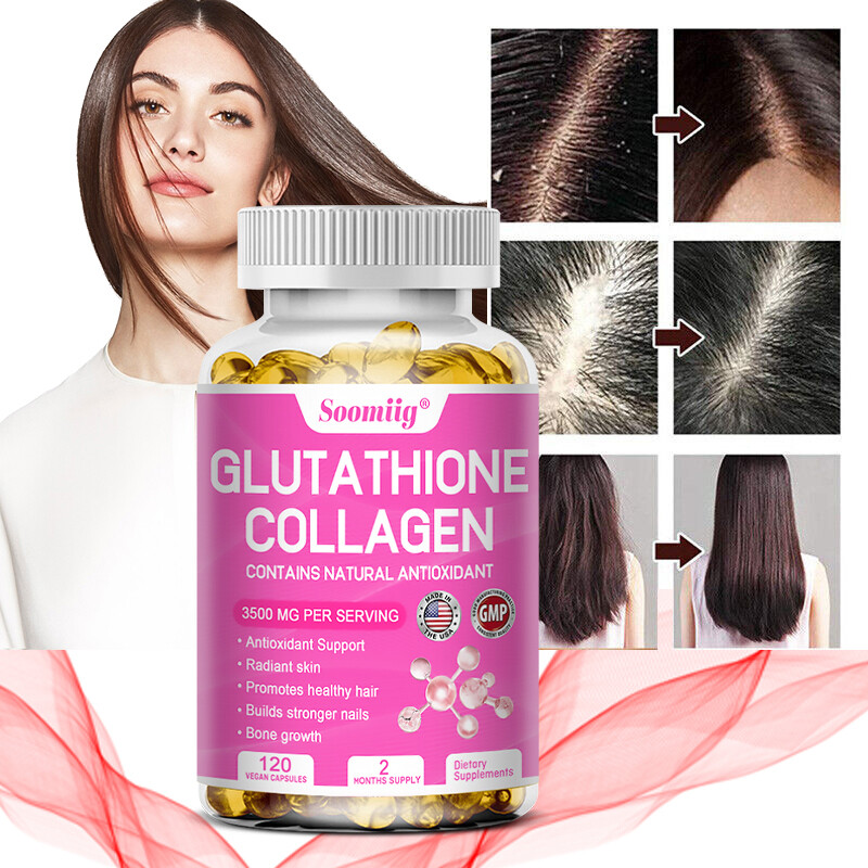 Glutathione Collagen Complex 3500 Mg Capsule Nourish The Skin Anti Aging Effect