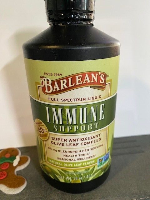 **NEW** BARLEAN’S SUPER ANTIOXIDANT OLIVE LEAF COMPLEX 16 OZ** EXP 2027